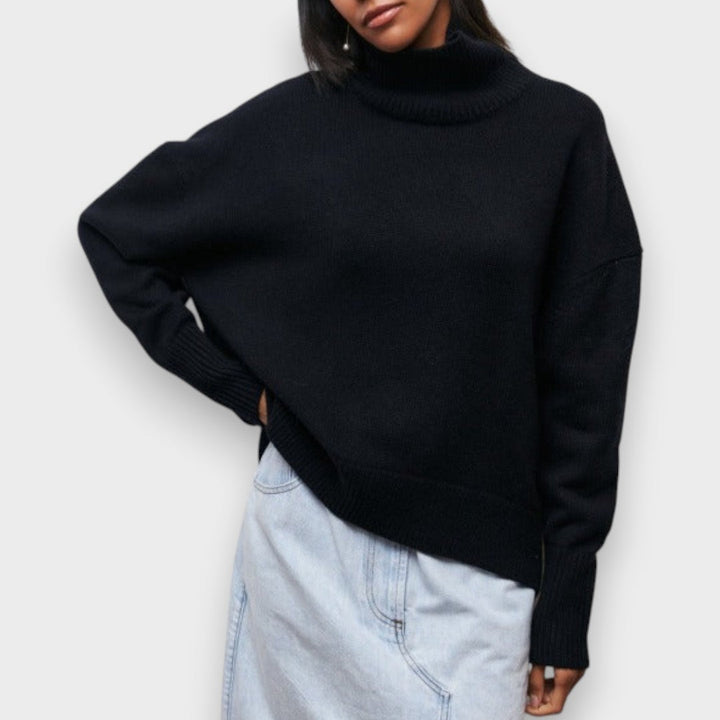 Charlie I Pusero korkealla kauluksella