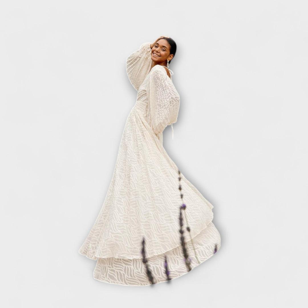 Elsa - Kermanvärinen Maxi Mekko Allegoryltä