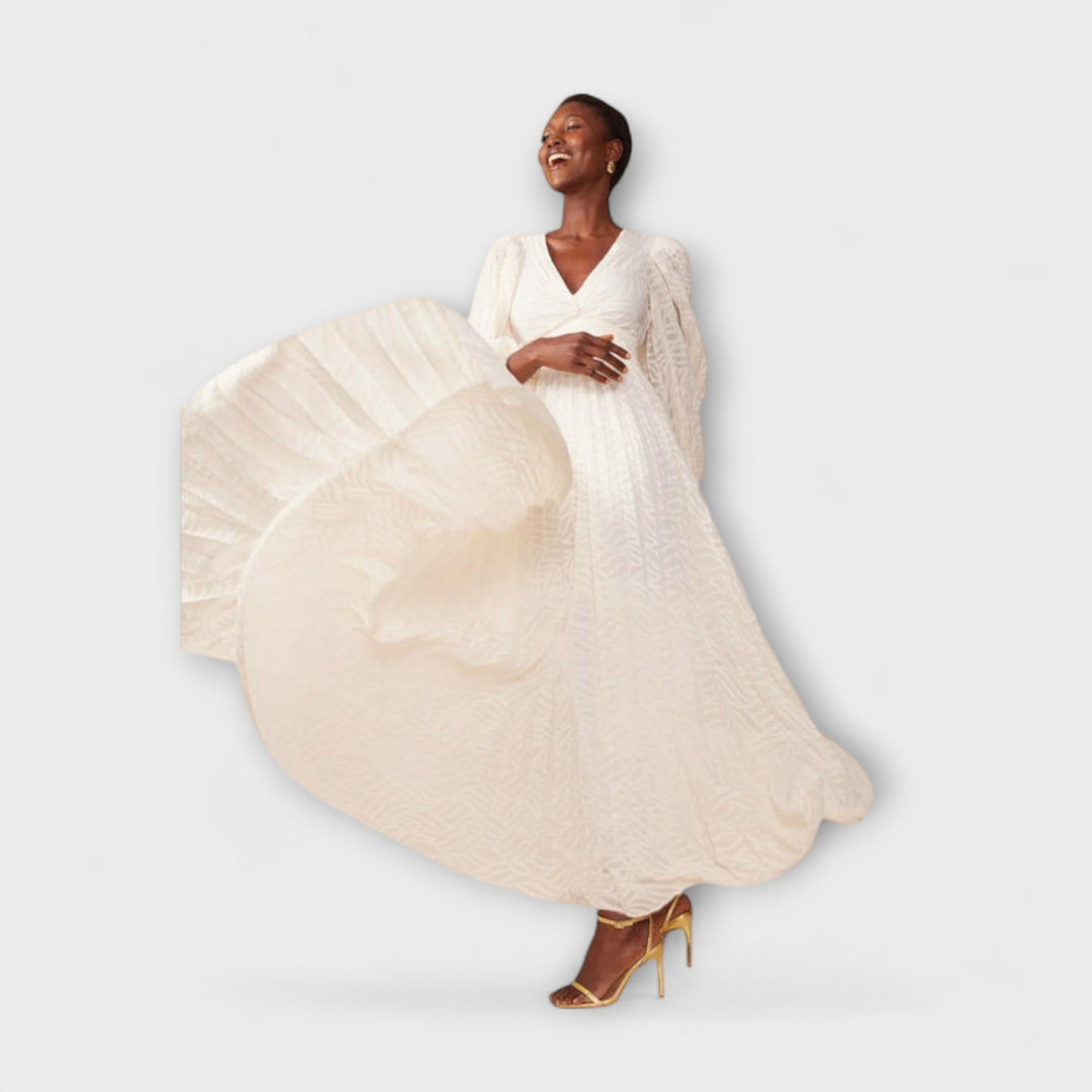 Elsa - Kermanvärinen Maxi Mekko Allegoryltä