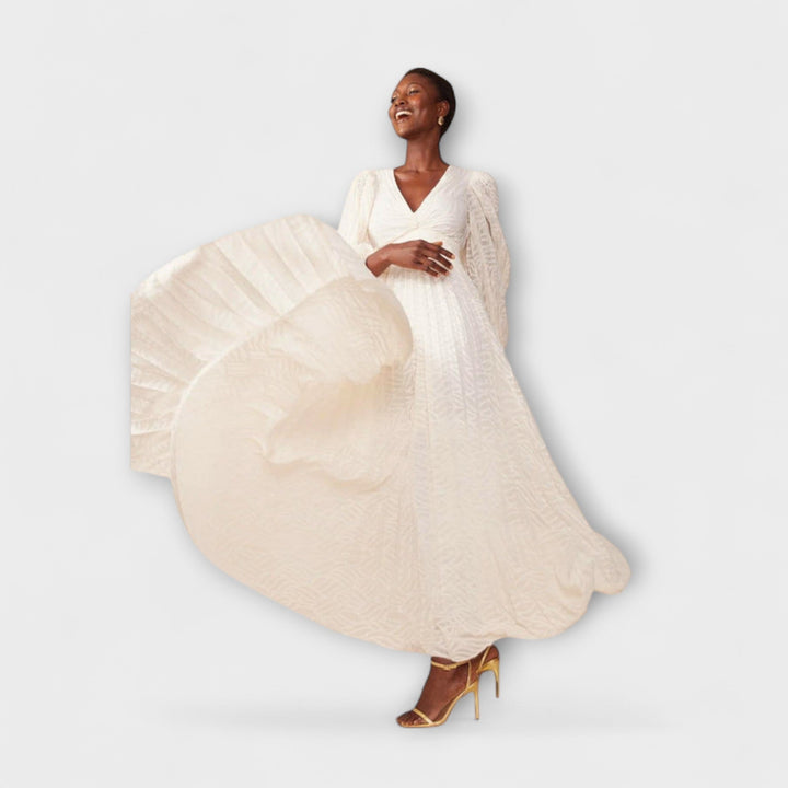 Elsa - Kermanvärinen Maxi Mekko Allegoryltä