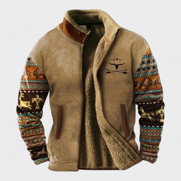 Adrien™ | Tyylikäs fleece-takki miehille lämpövuorella