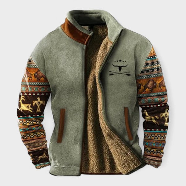 Adrien™ | Tyylikäs fleece-takki miehille lämpövuorella