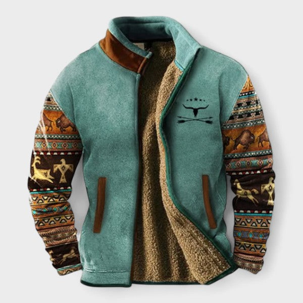 Adrien™ | Tyylikäs fleece-takki miehille lämpövuorella