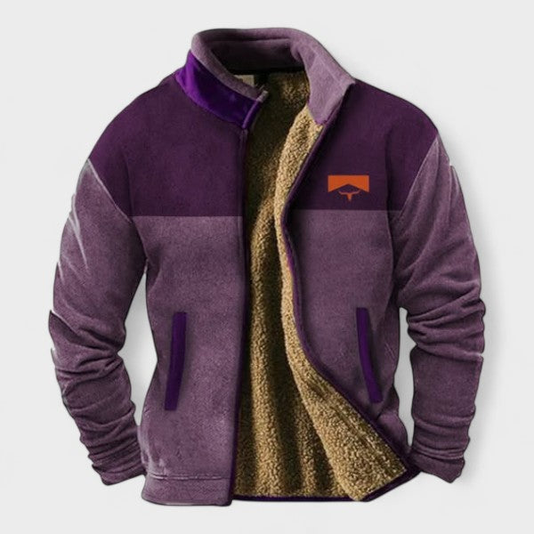 Adrien™ | Tyylikäs fleece-takki miehille lämpövuorella