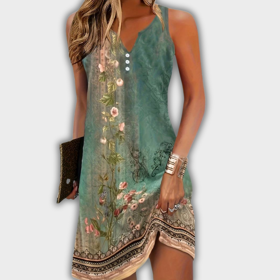 Dila - Olkaimeton Naisten Mukava Mini Mekko