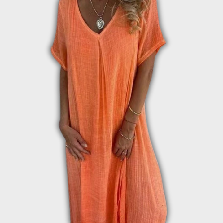 Naia | V-kaula-aukko Mekko