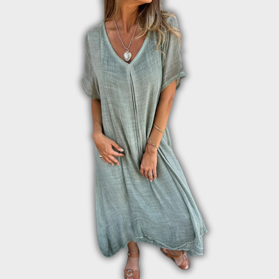 Naia | V-kaula-aukko Mekko