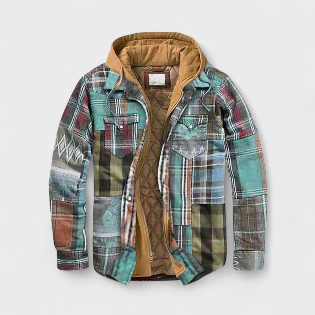 Holger™ | Vaatetettu Patchwork Takki