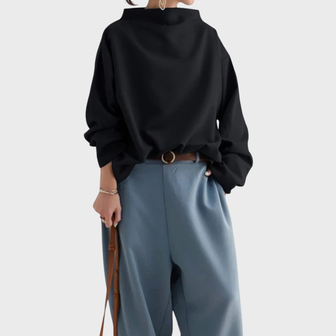 Elly | Weichi Neulepaita Korkealla Kauluksella