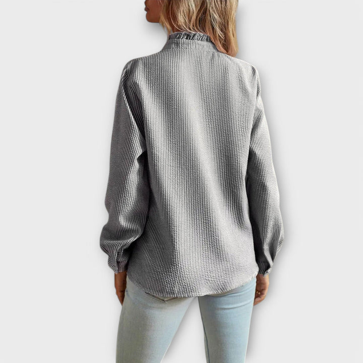 Lily - Elegantti Pitkähiha Blus