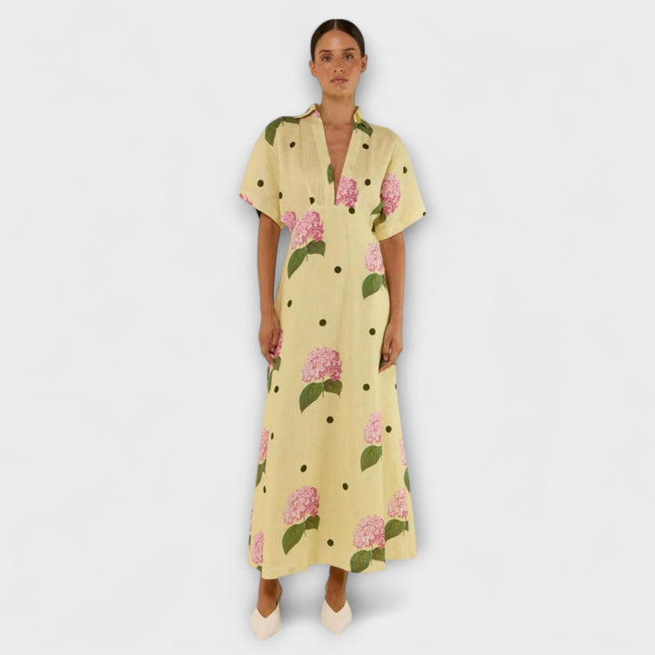 Kayla - Pitkä, Virkattu Mekko