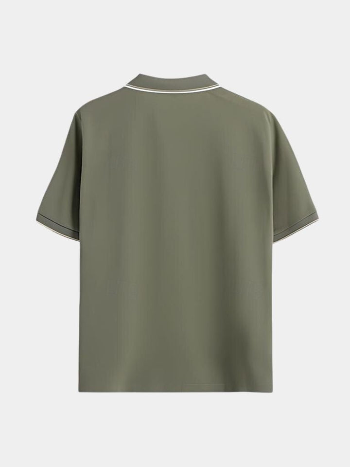 Jesper™ | Noir V-kaula Polo