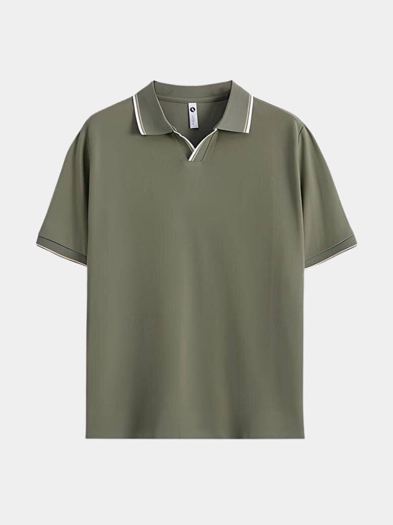 Jesper™ | Noir V-kaula Polo