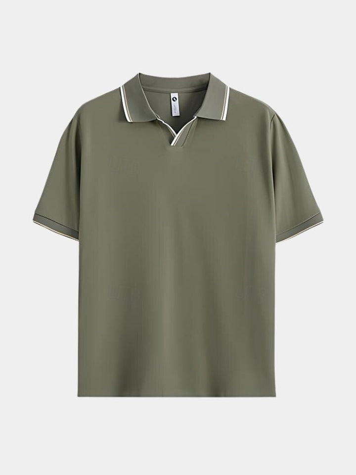 Jesper™ | Noir V-kaula Polo