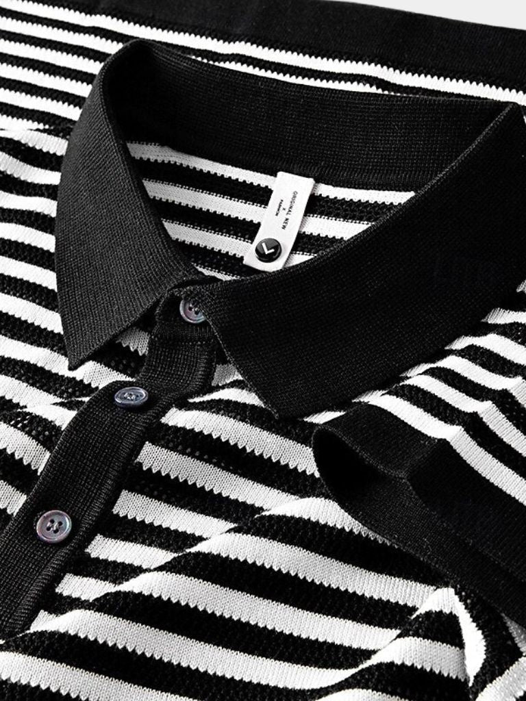 Malthe™ | Klassinen Raidallinen Polo