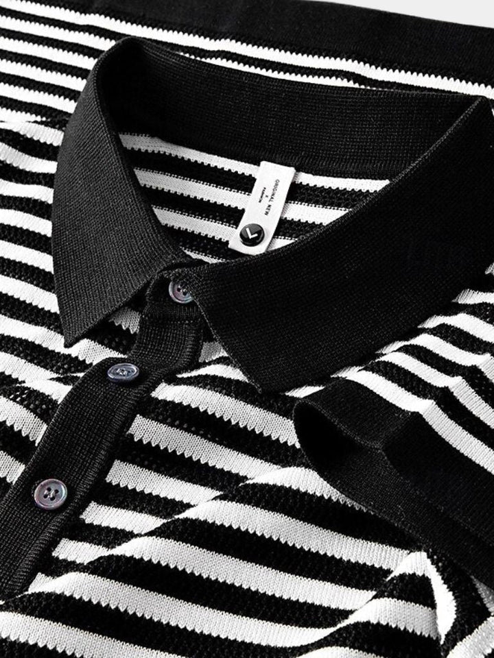 Malthe™ | Klassinen Raidallinen Polo