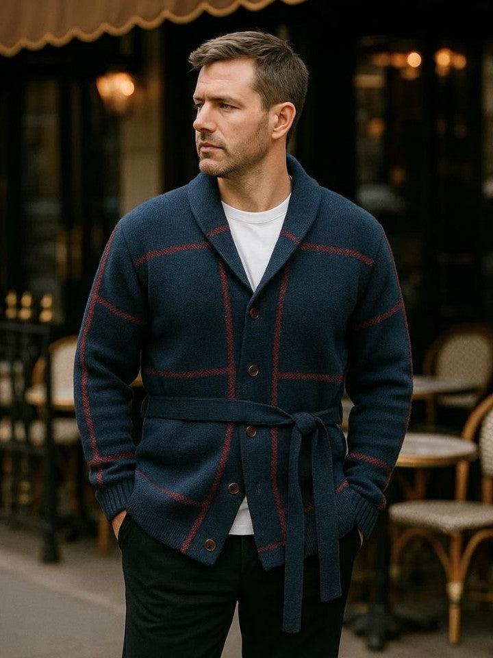 Rom™ | Neulottu Takki Vyöllä