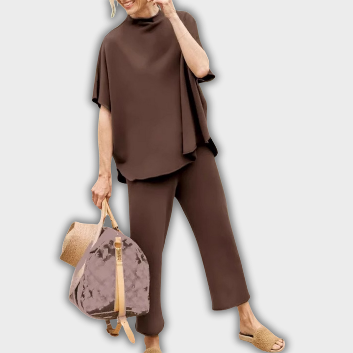 AELLA – Mukava Setti Irtoavailla Istuvuudella & Batwing Hihalla