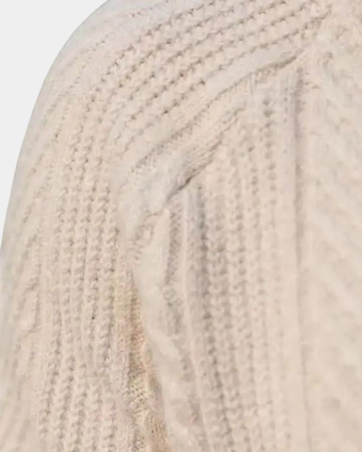 Viggo™ | Puuvillaneule V-pääntiellä