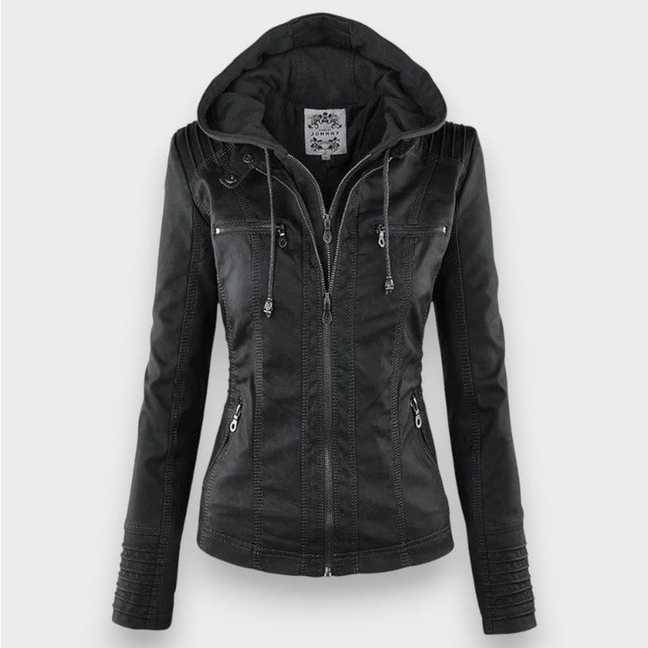 Leni | Nahkainen Biker-takki