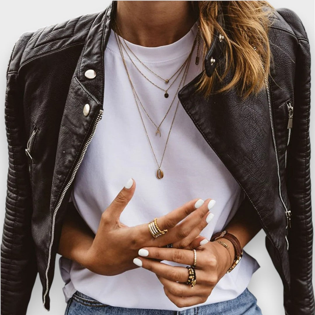 Santana | Elegantti Nahkatakki