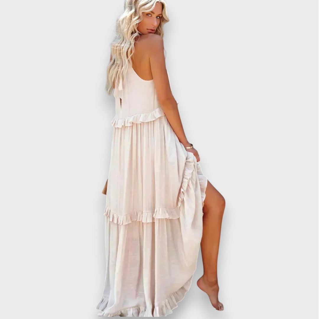 Alina | Olkaimeton Mekko Volangiyksityiskohdilla