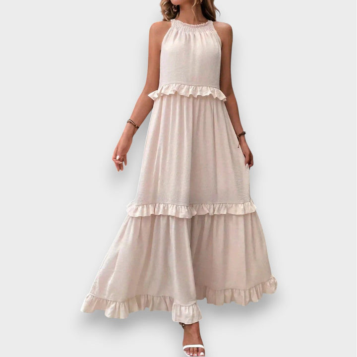 Alina | Olkaimeton Mekko Volangiyksityiskohdilla