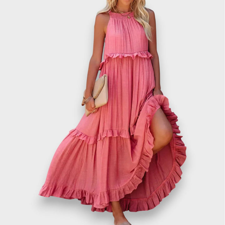 Alina | Olkaimeton Mekko Volangiyksityiskohdilla