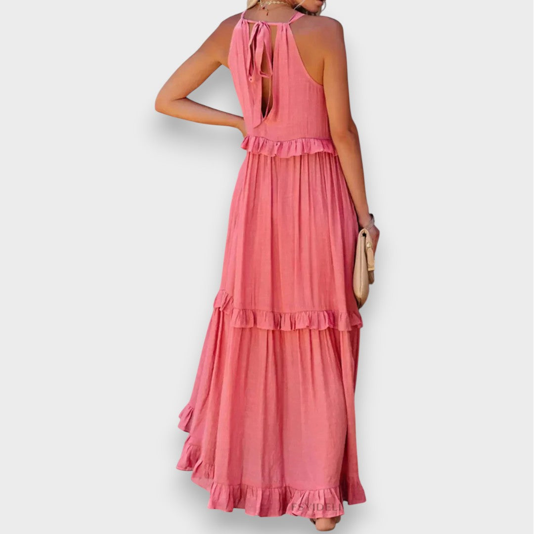 Alina | Olkaimeton Mekko Volangiyksityiskohdilla