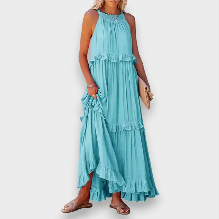 Alina | Olkaimeton Mekko Volangiyksityiskohdilla