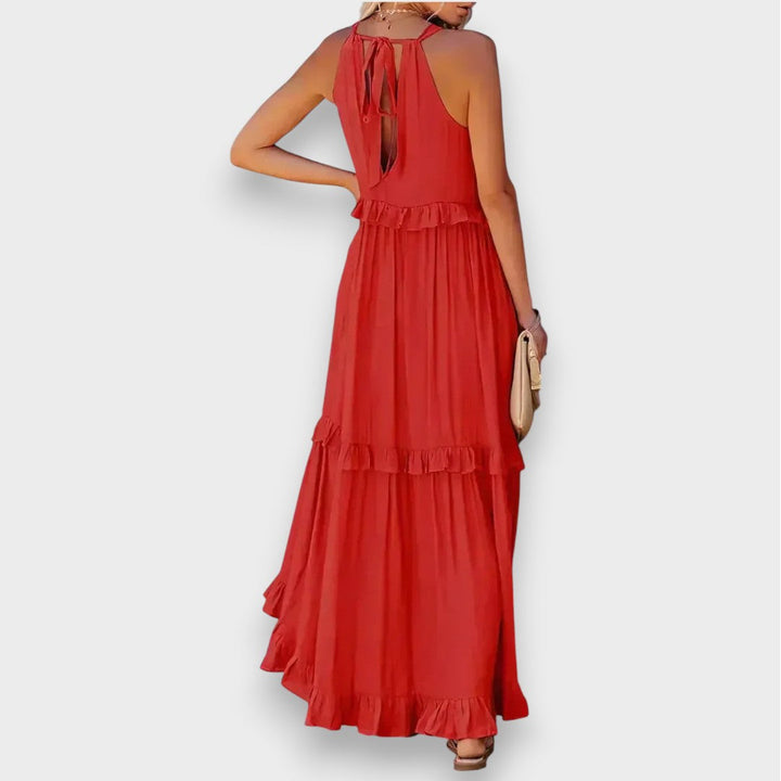 Alina | Olkaimeton Mekko Volangiyksityiskohdilla