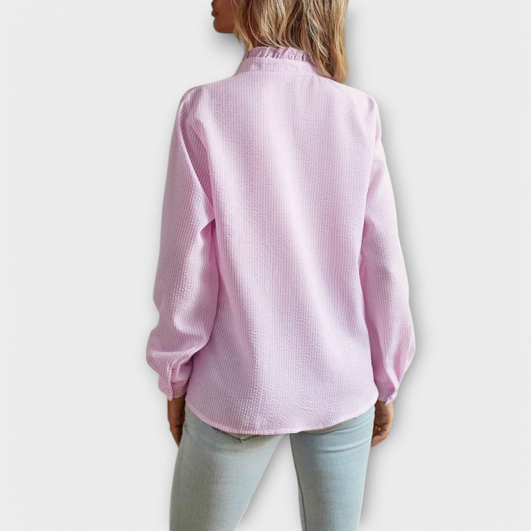 Lily - Elegantti Pitkähiha Blus