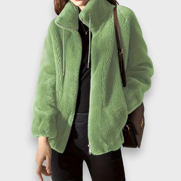 Delphine | Hyggelig Vetoketjullinen Takki