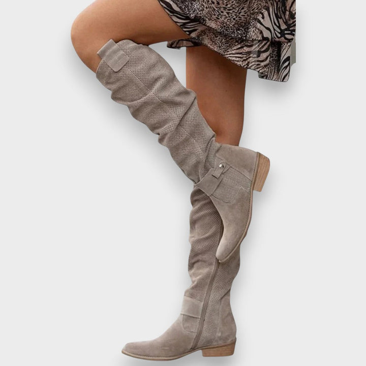 Ruusu | Polvipituiset Saappaat