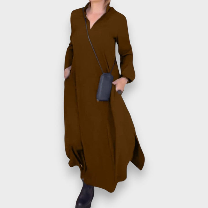 Cécile | Pitkä Mekko Sivuhalkiolla